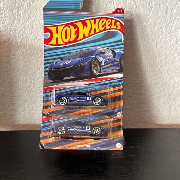 hot wheels Other - Set of two 17 Acura NAX hot wheels blue